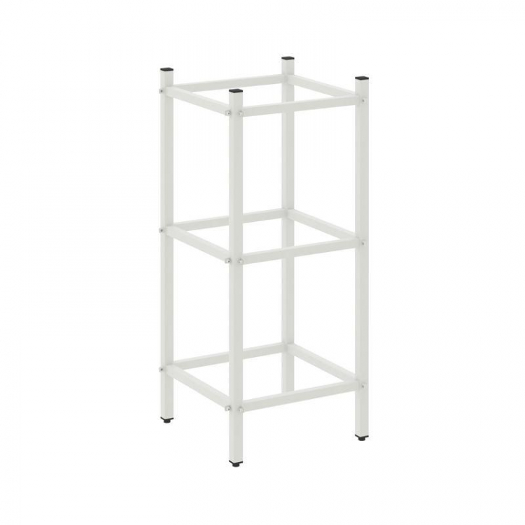 Loft Угловой проходной модуль VR.L-SL.UPK-2.2.2 Металл Белый 446*446*1047