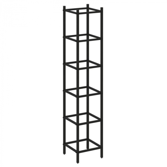 Лофт Угловой проходной модуль VR.L-SL.UPK-5.5.5 Металл Черный 446*446*2280