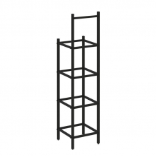 Loft Угловой проходной переходной модуль VR.L-SL.UPK-3.3.4 Металл Черный 446*446*1869