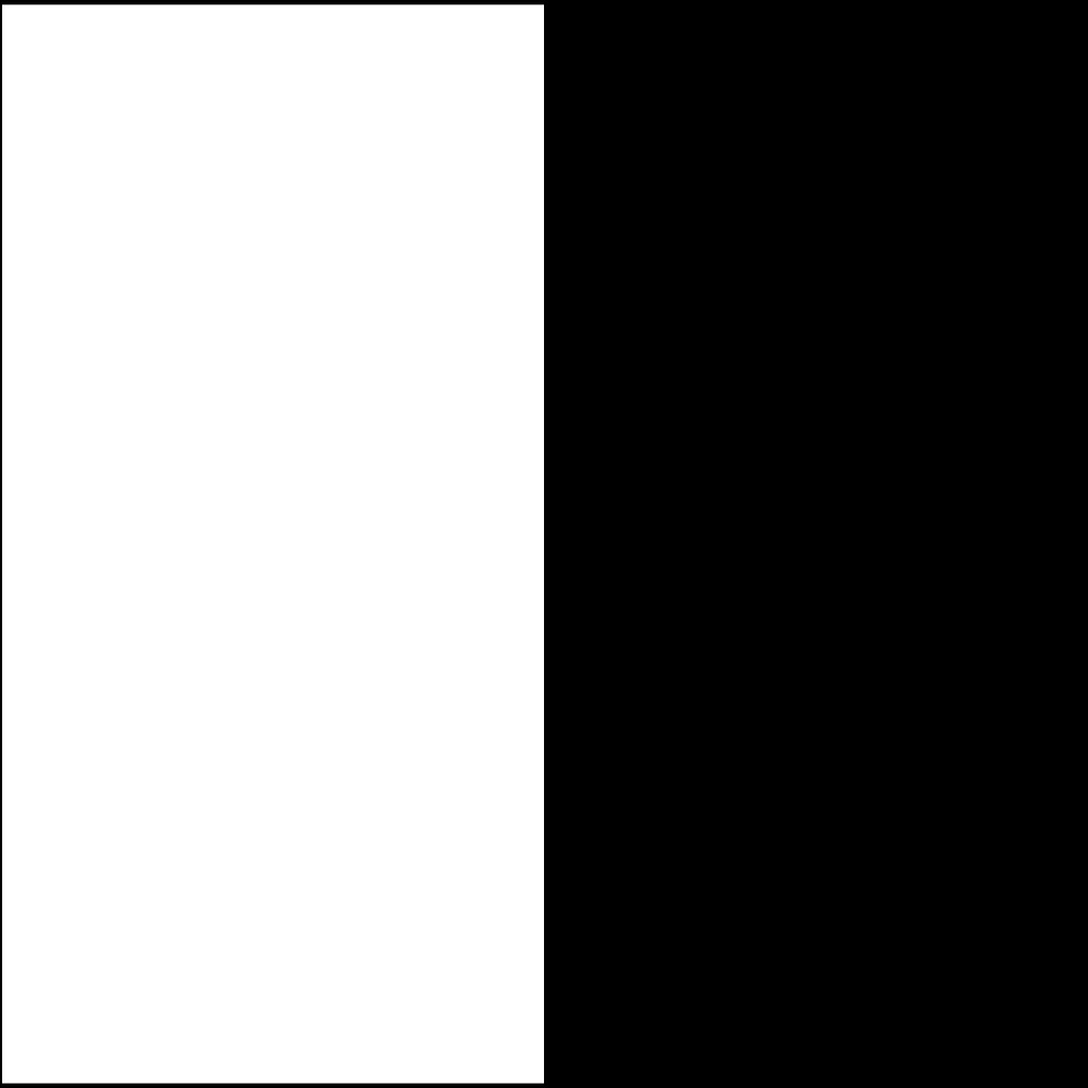 Белый/Черный BLNR
